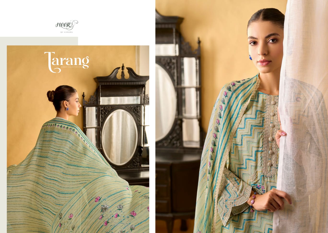 Kimora Heer Tarang Fancy Pure Muslin Printed Fancy Latest Salwar Suit Collection
